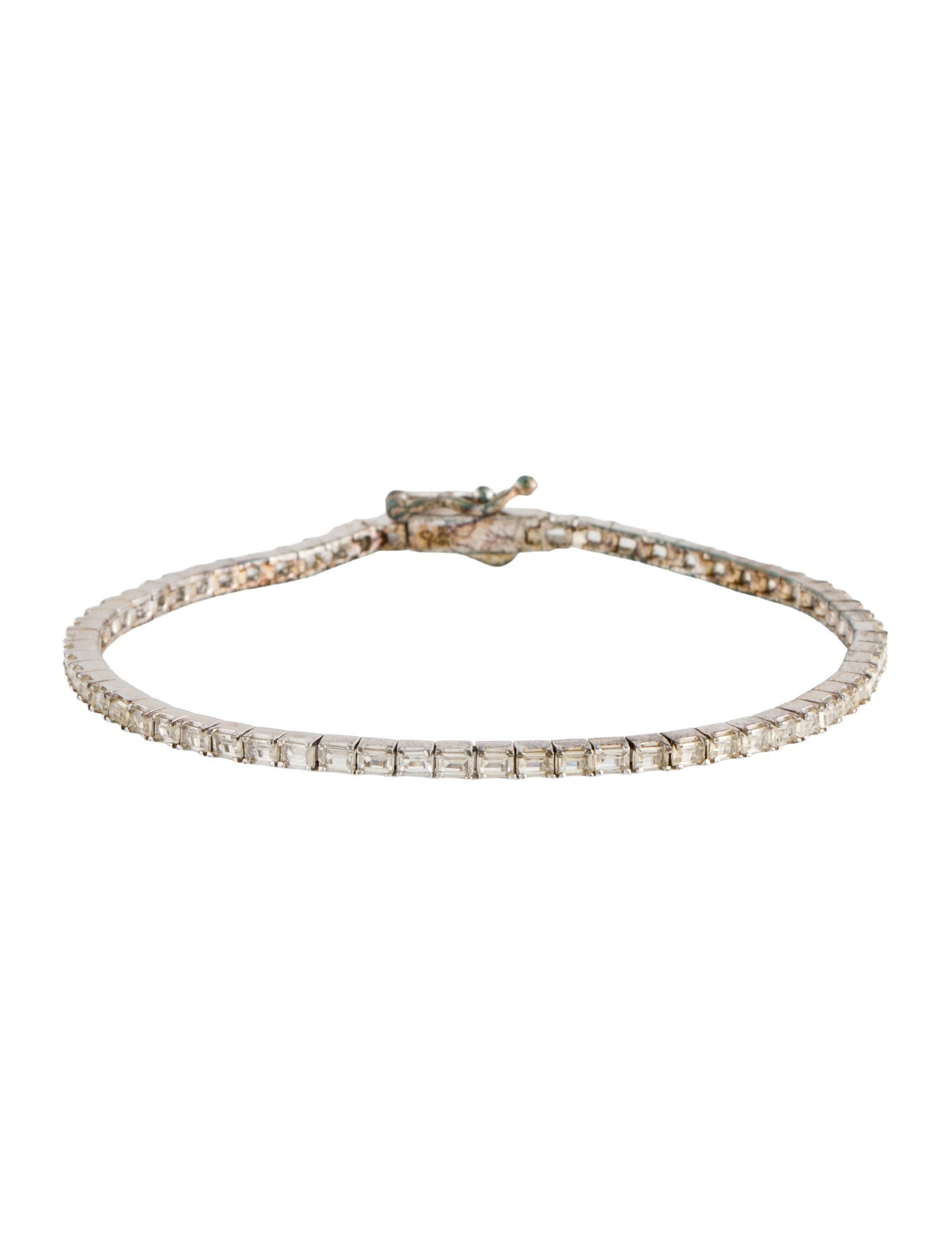 Aurate Petite Synthetic Sapphire Tennis Bracelet