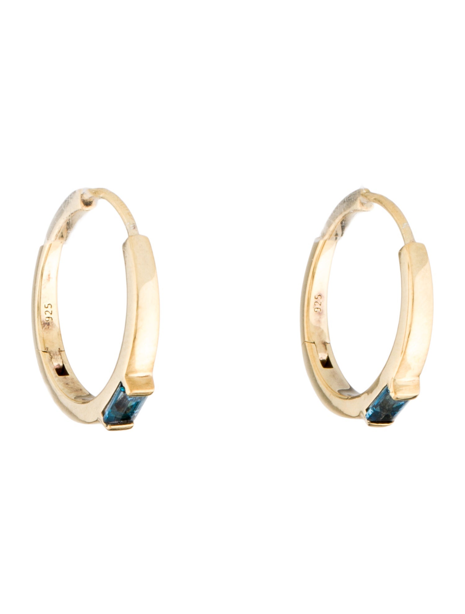Aurate x Michelle Topaz Tranquility Hoop Earrings