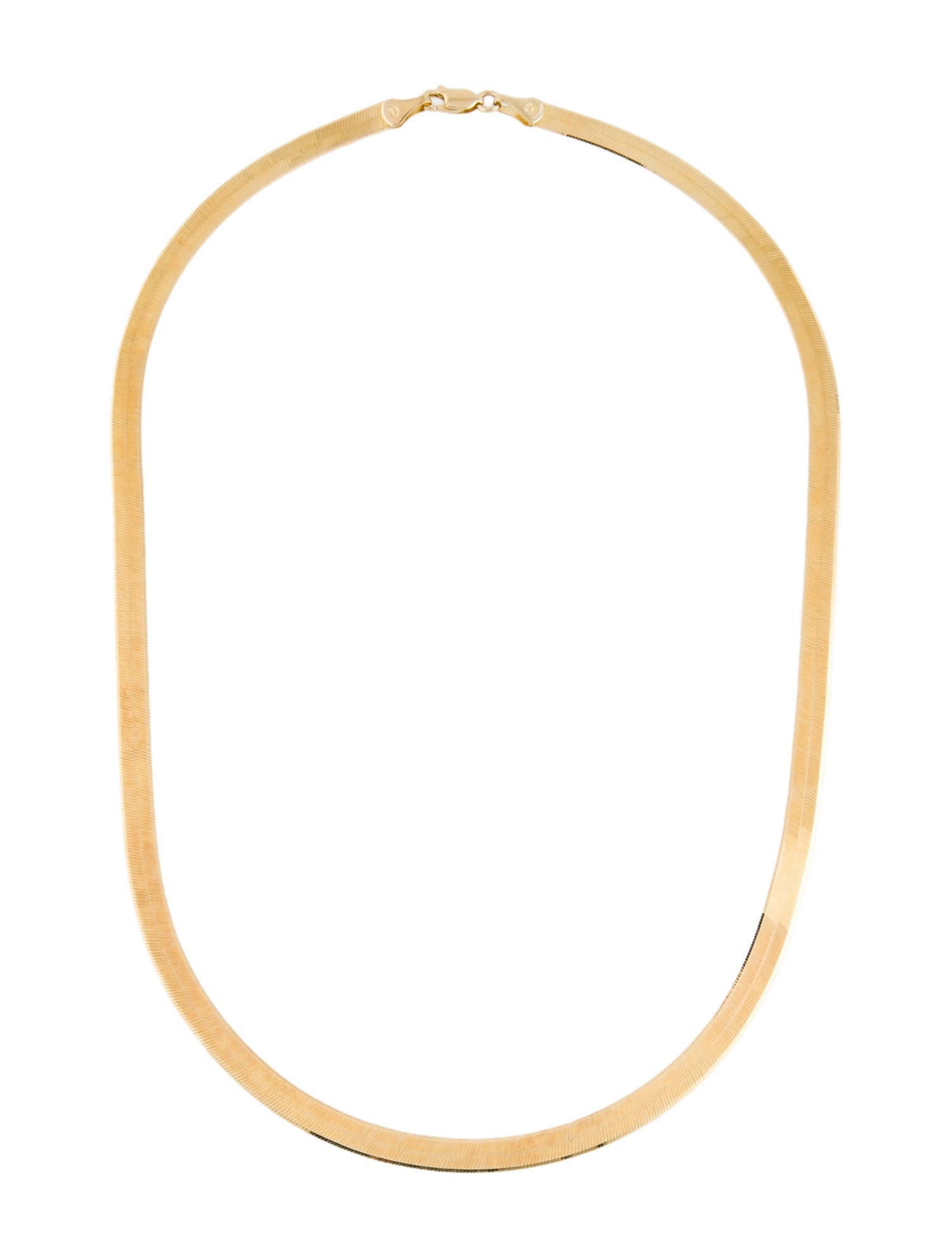 Aurate Herringbone Chain Necklace