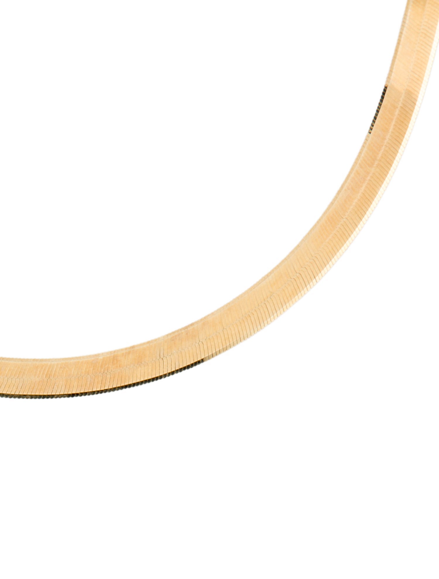 Aurate Herringbone Chain Necklace