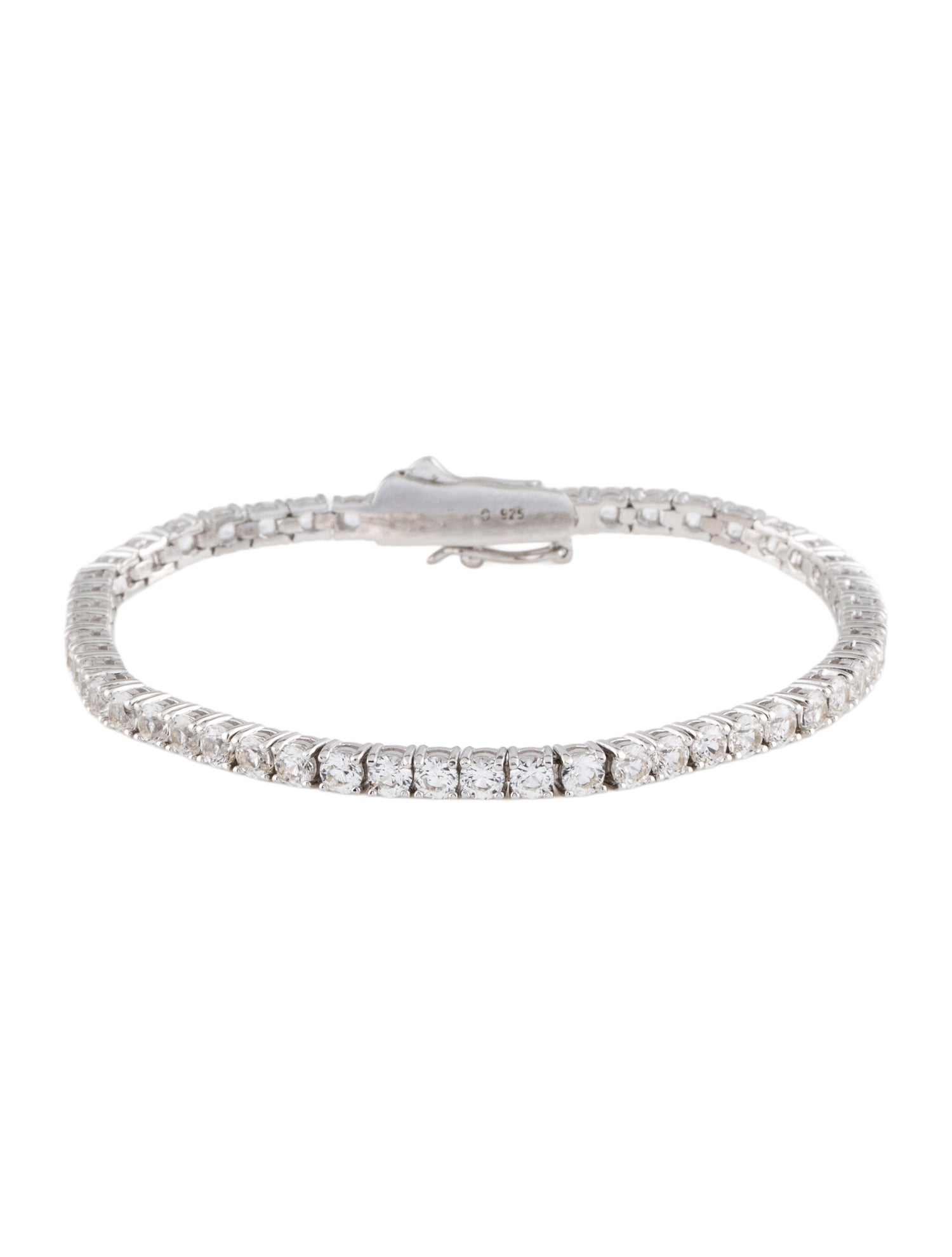 Aurate 6.00ctw Synthetic Sapphire Tennis Bracelet