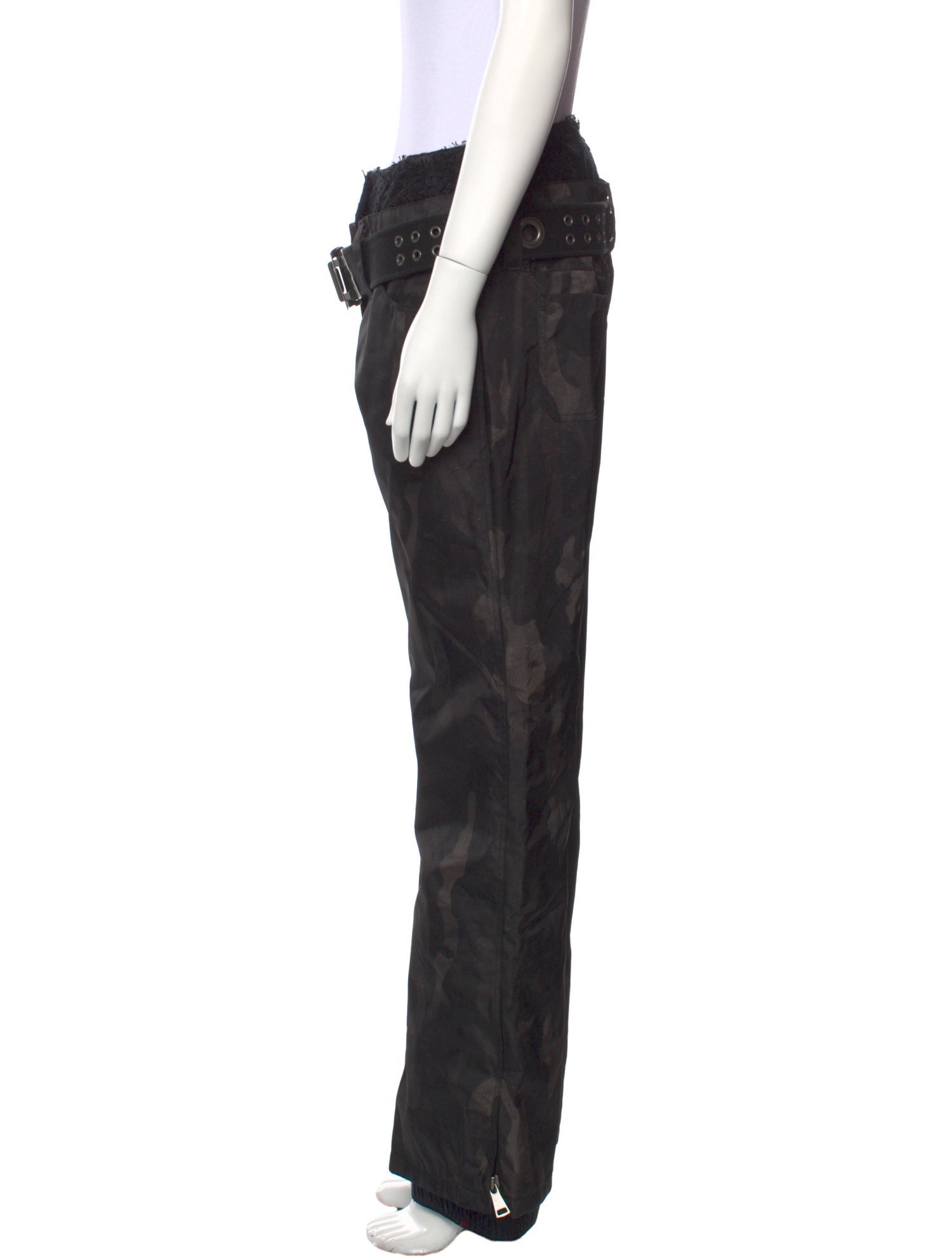 Authier Camouflage Print Straight Leg Pants