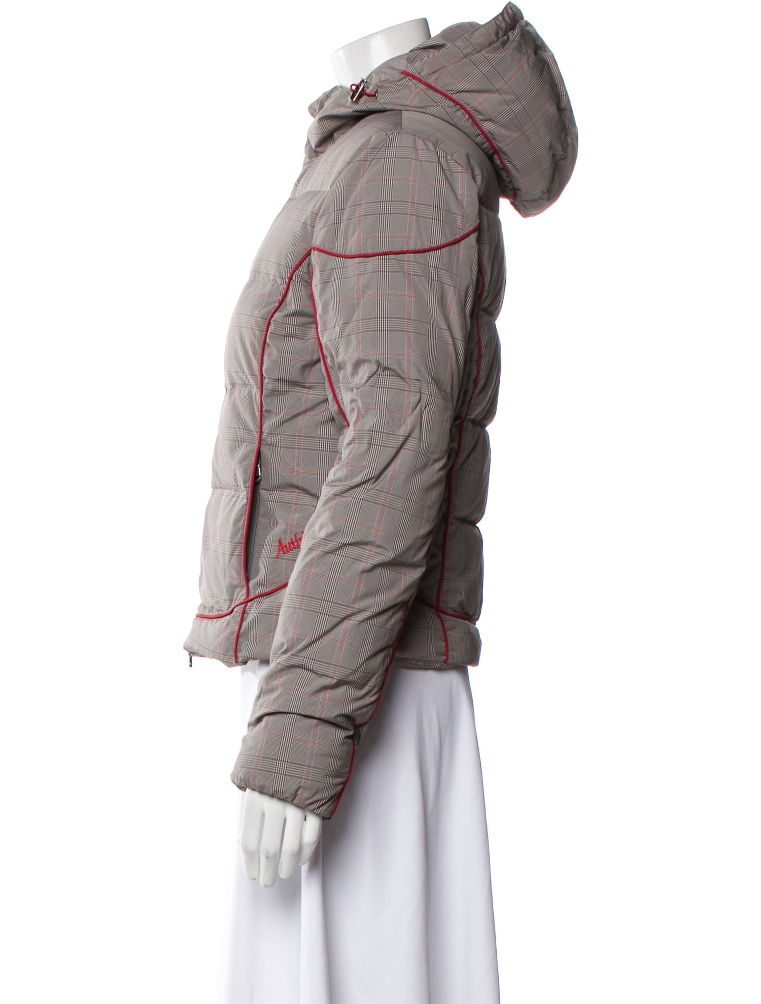 Authier Plaid Print Jacket