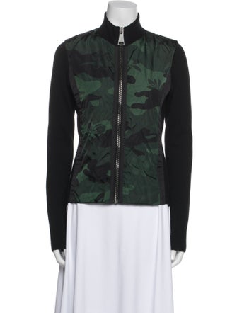 Authier Virgin Wool Camouflage Print Bomber Jacket