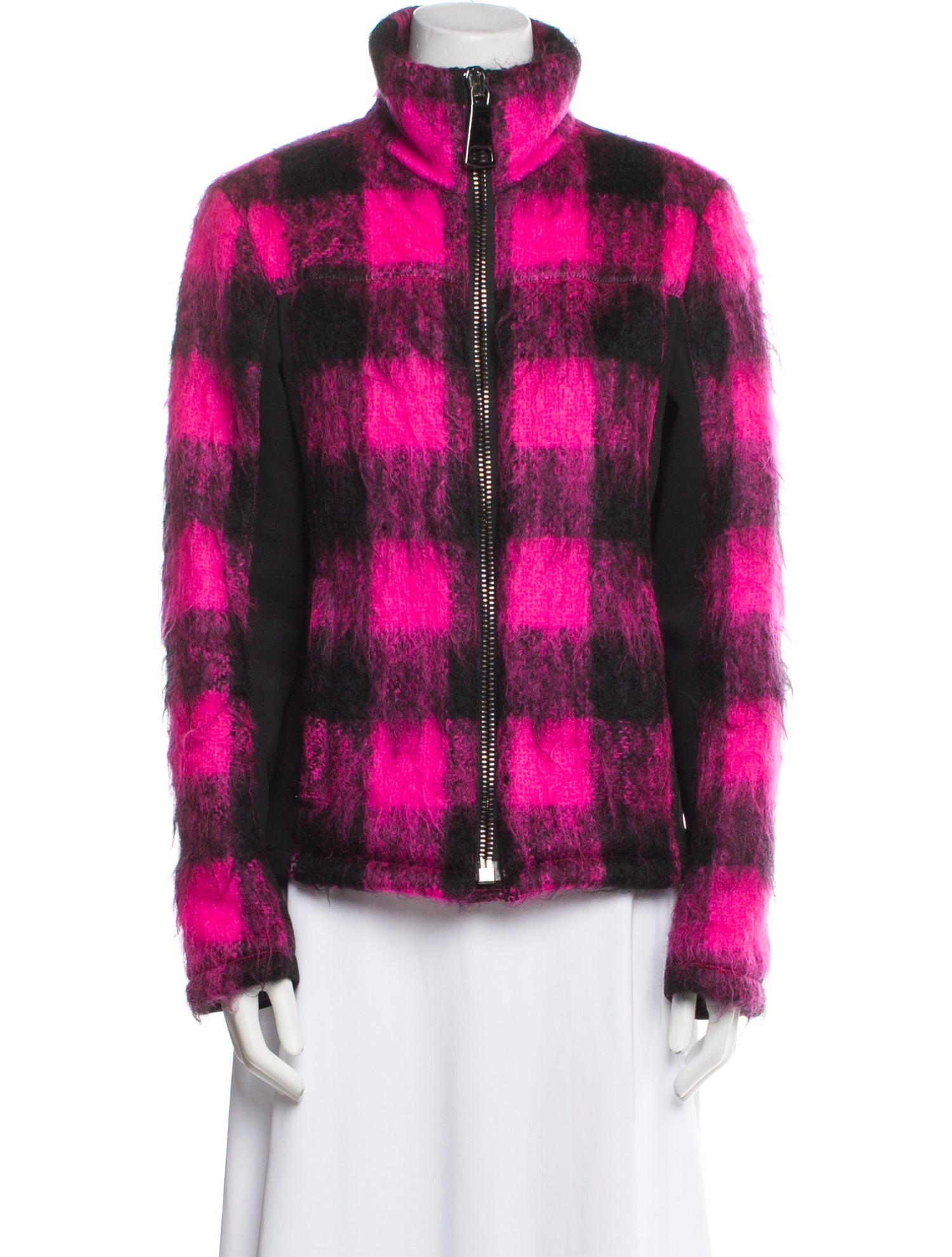 Authier Plaid Print Jacket