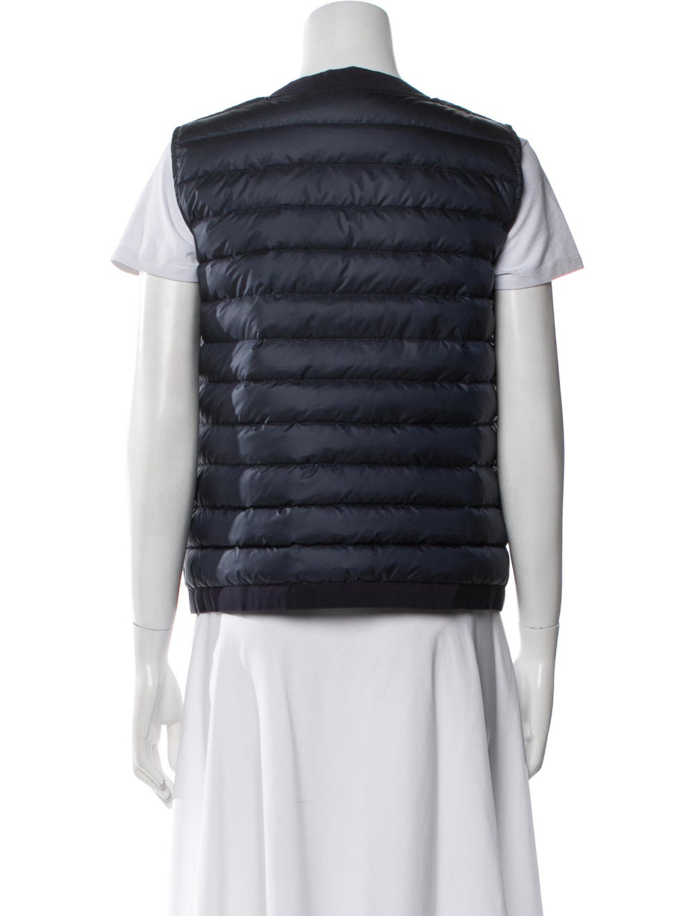 Authier Down Jacket Blue Crystal Embellishments &… - image 3