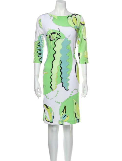 Averardo Bessi Printed Knee-Length Dress w/ Tags G