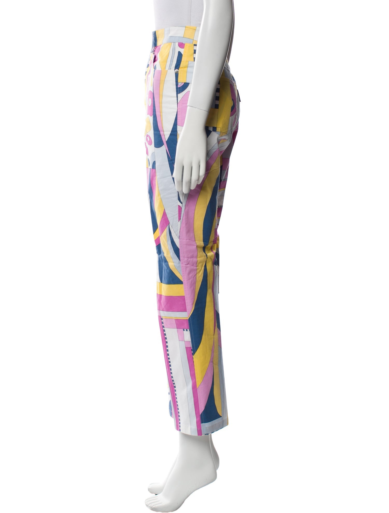 Averardo Bessi Printed Straight Leg Pants