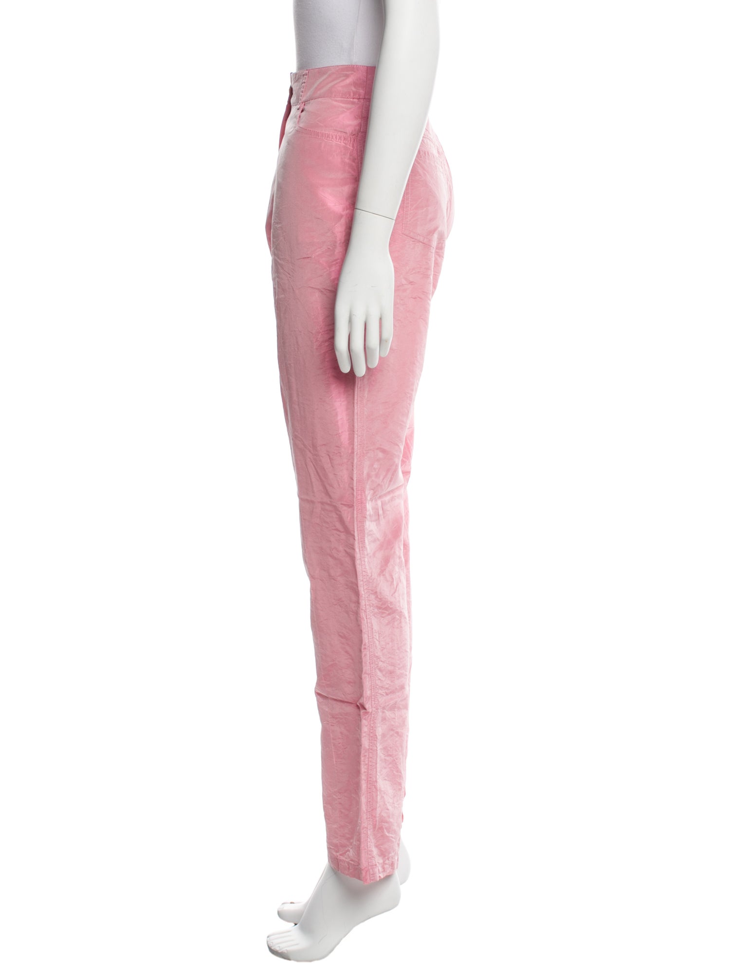 Averardo Bessi Silk Straight Leg Pants