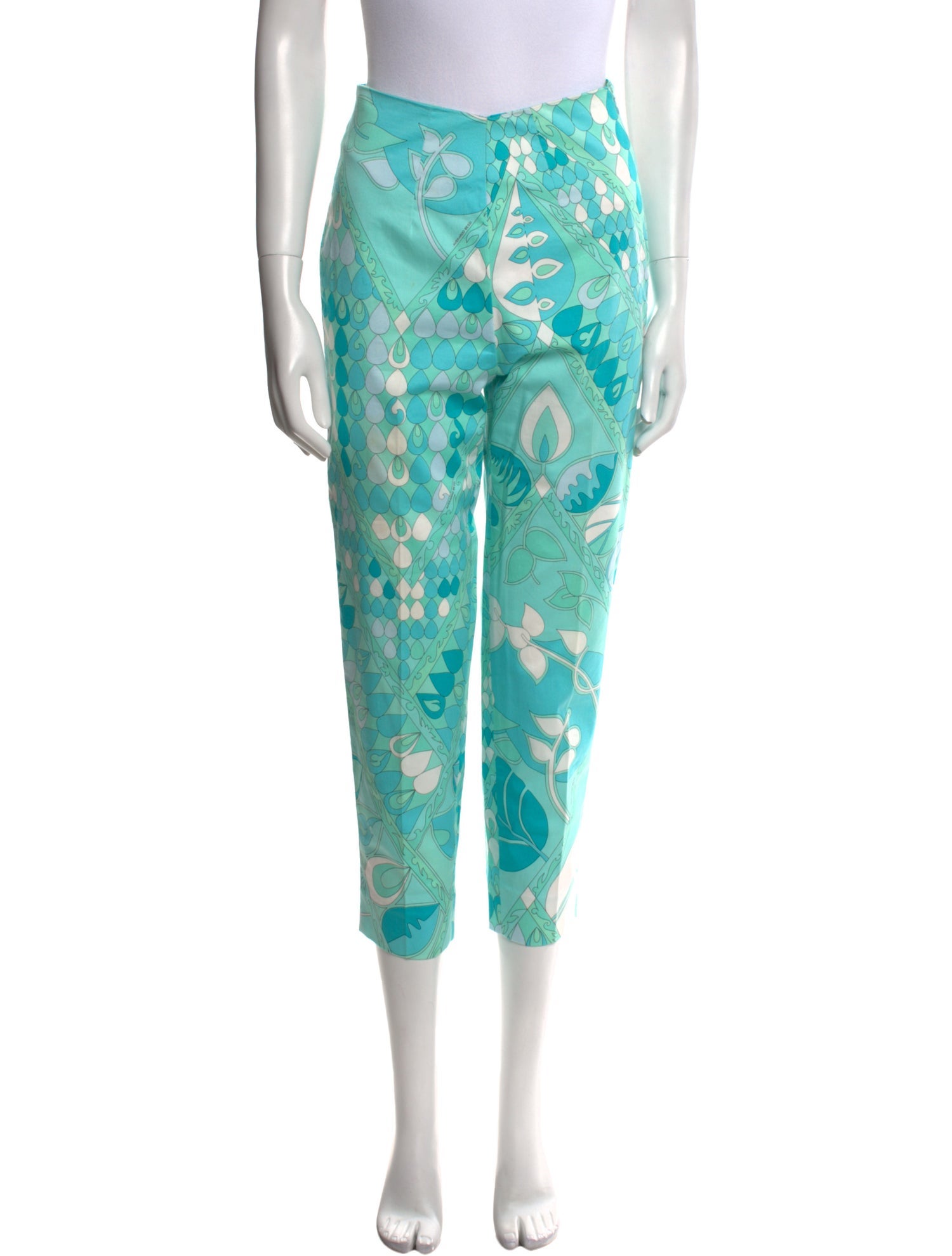 Averardo Bessi Printed Straight Leg Pants