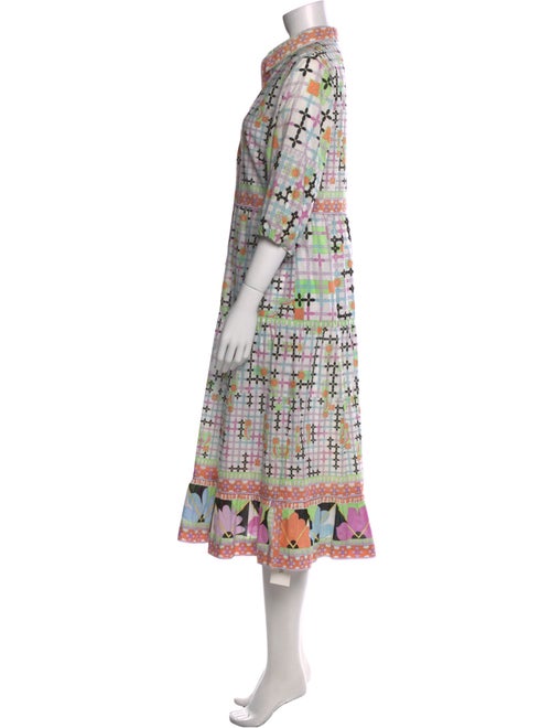 Averardo Bessi Printed Midi Length Dress