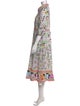 Averardo Bessi Printed Midi Length Dress