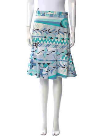 Averardo Bessi Printed Knee-Length Skirt