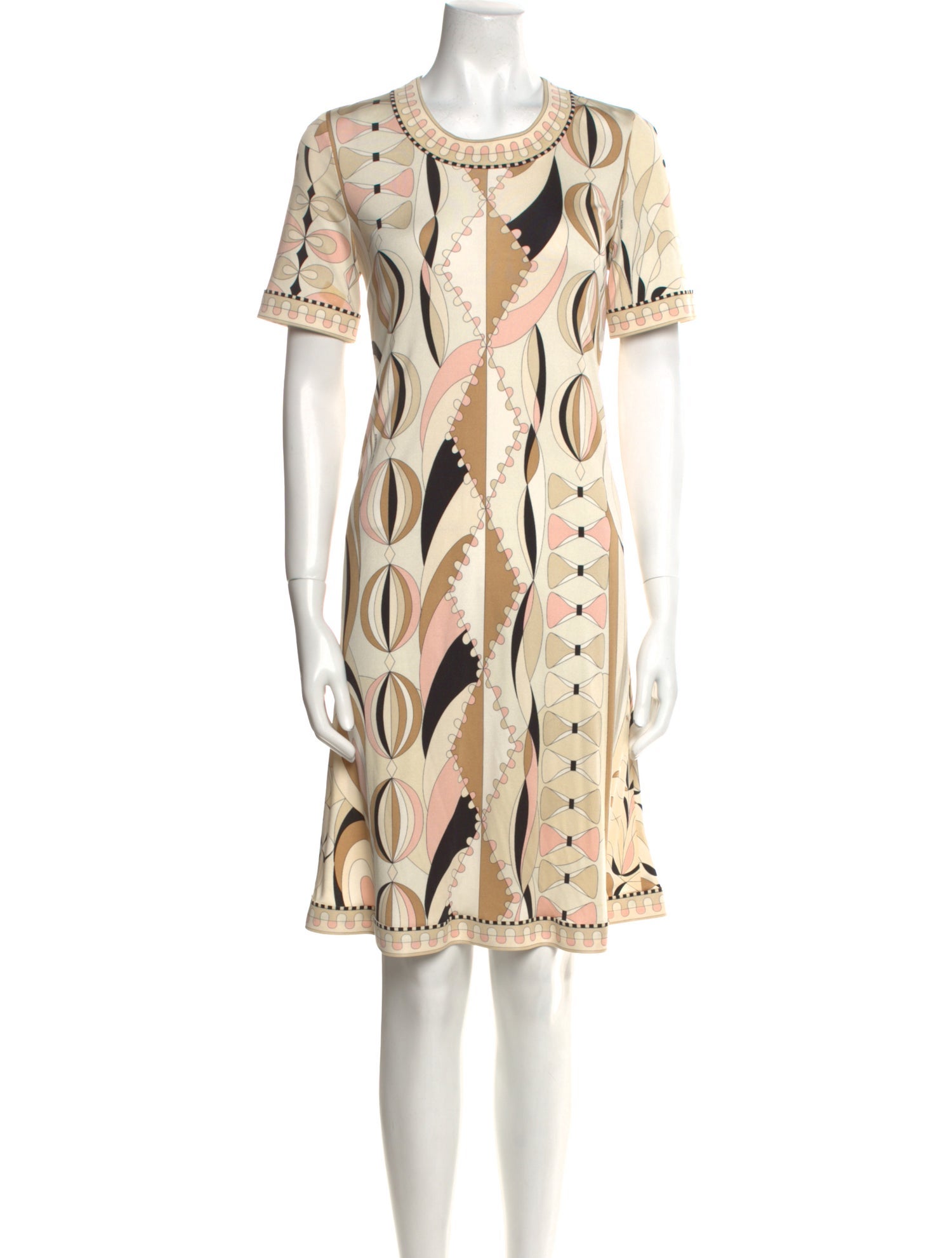 Averardo Bessi Silk Knee-Length Dress w/ Tags