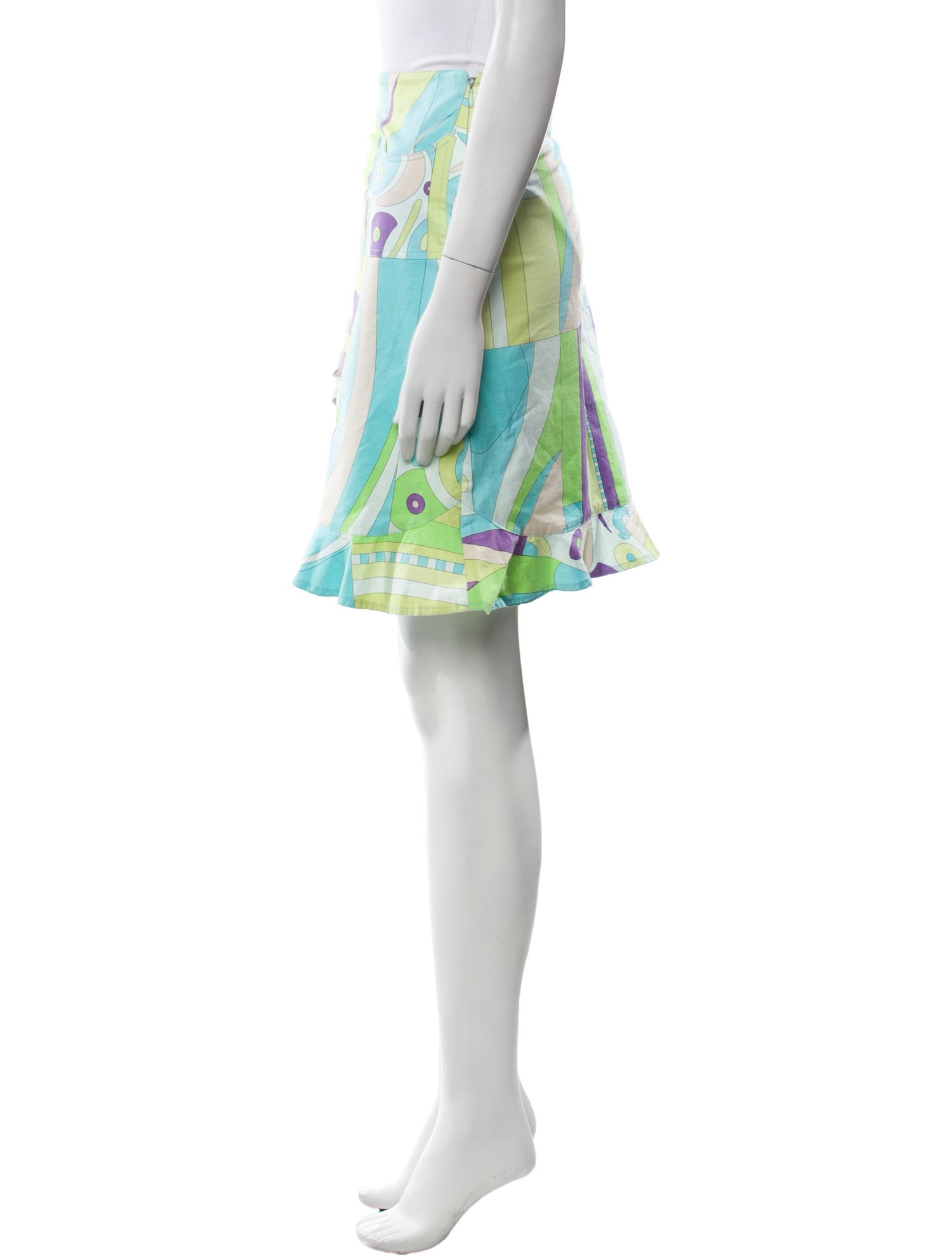 Averardo Bessi Printed Knee-Length Skirt