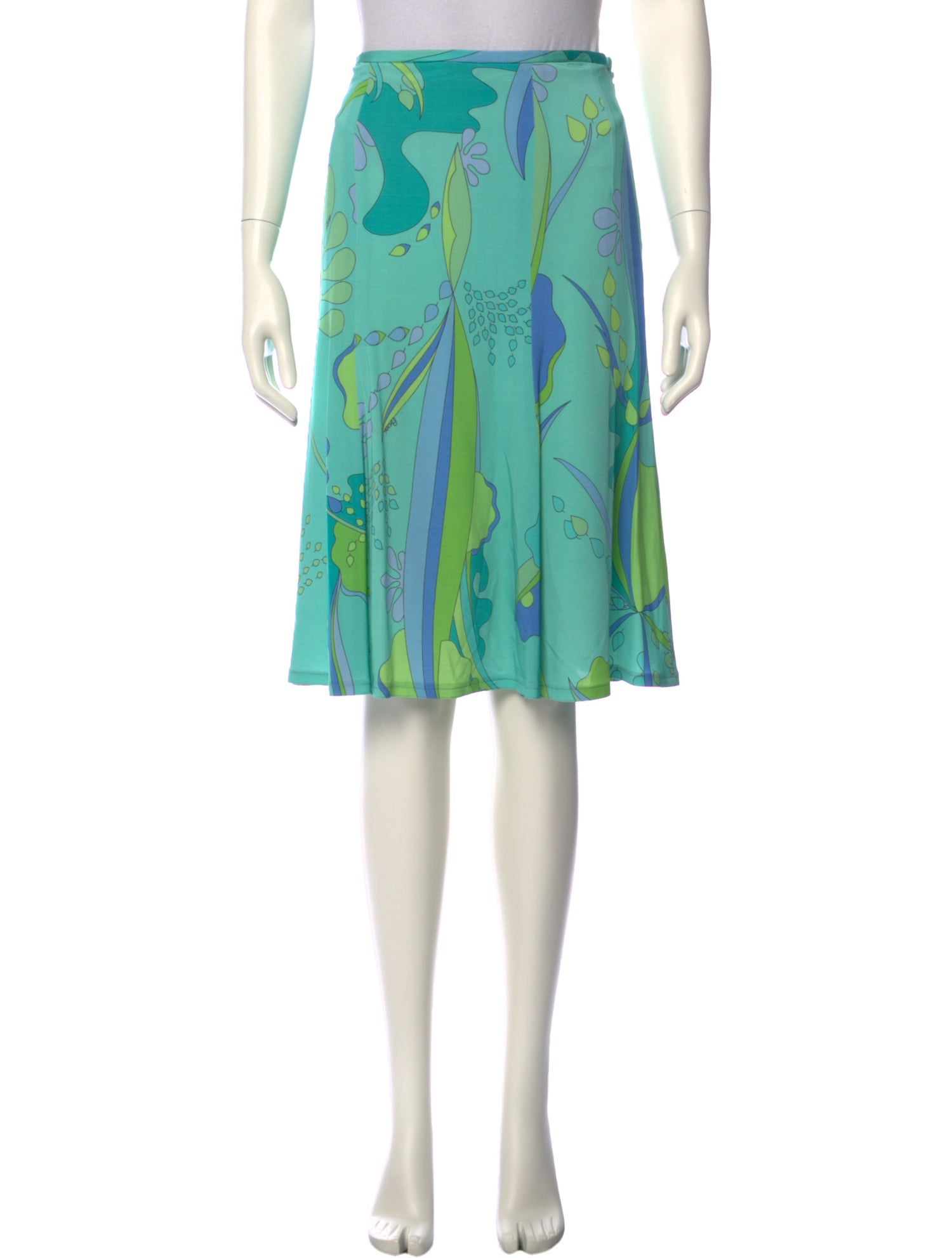 Averardo Bessi Silk Knee-Length Skirt