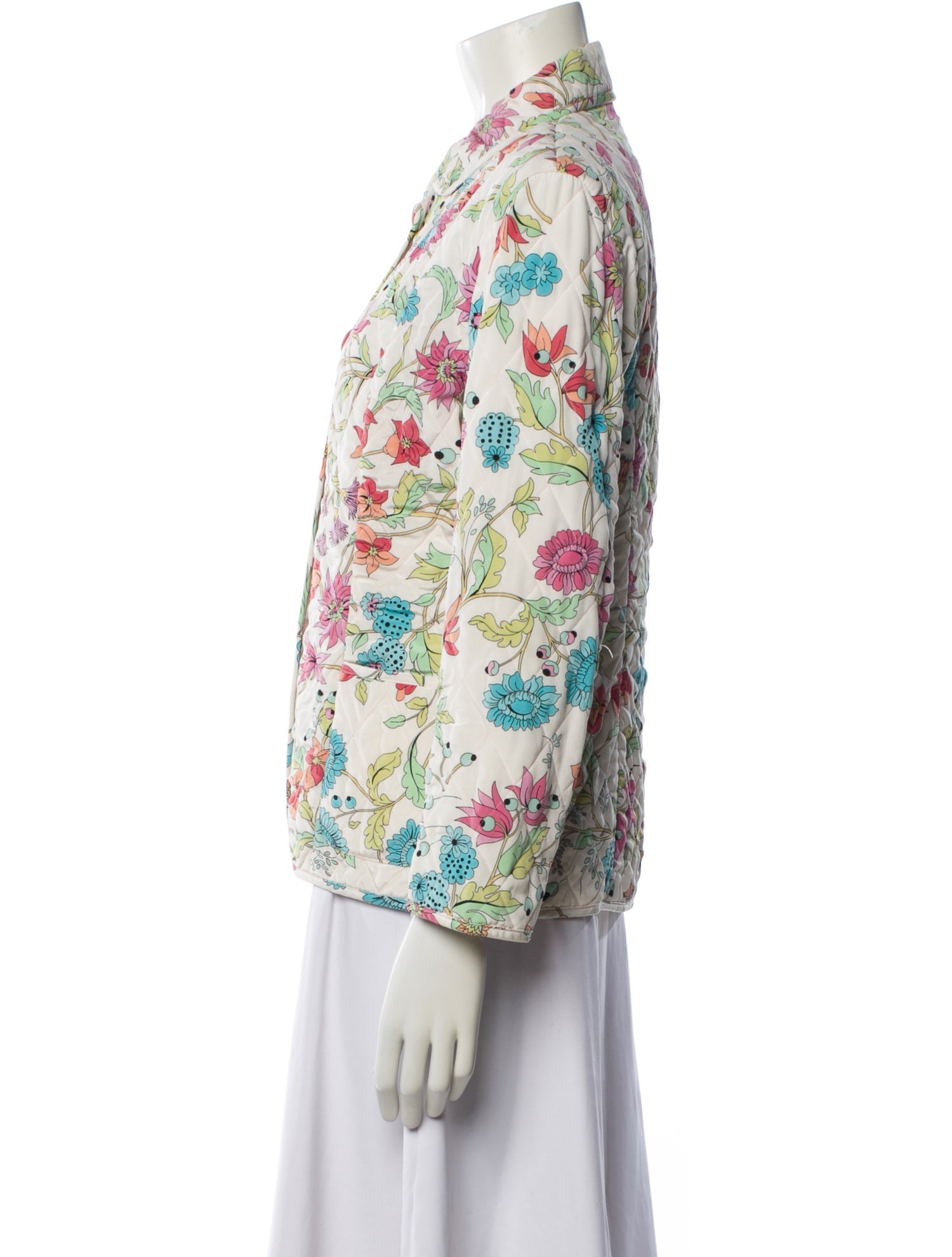 Averardo Bessi Silk Floral Print Jacket