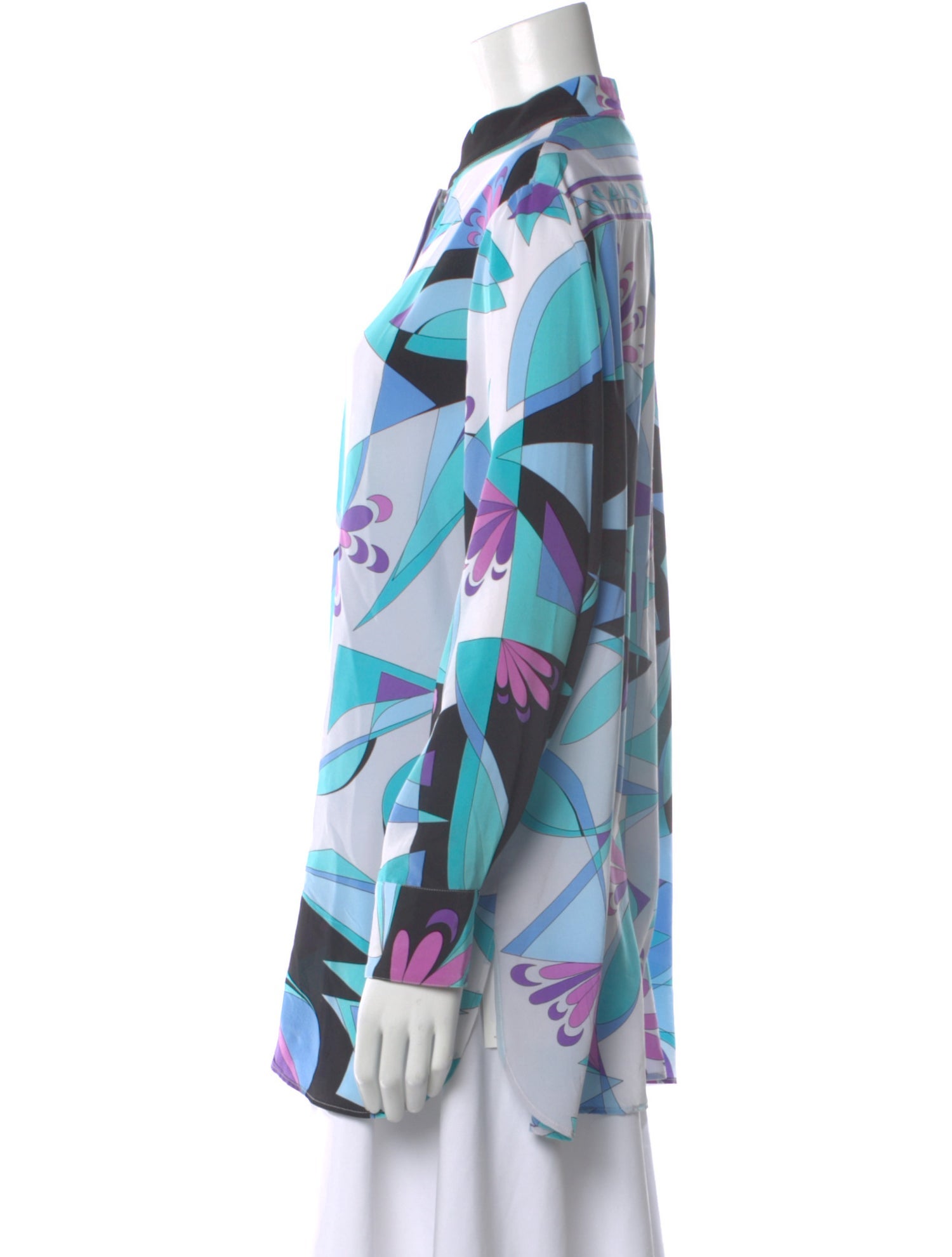 Averardo Bessi Silk Printed Blouse