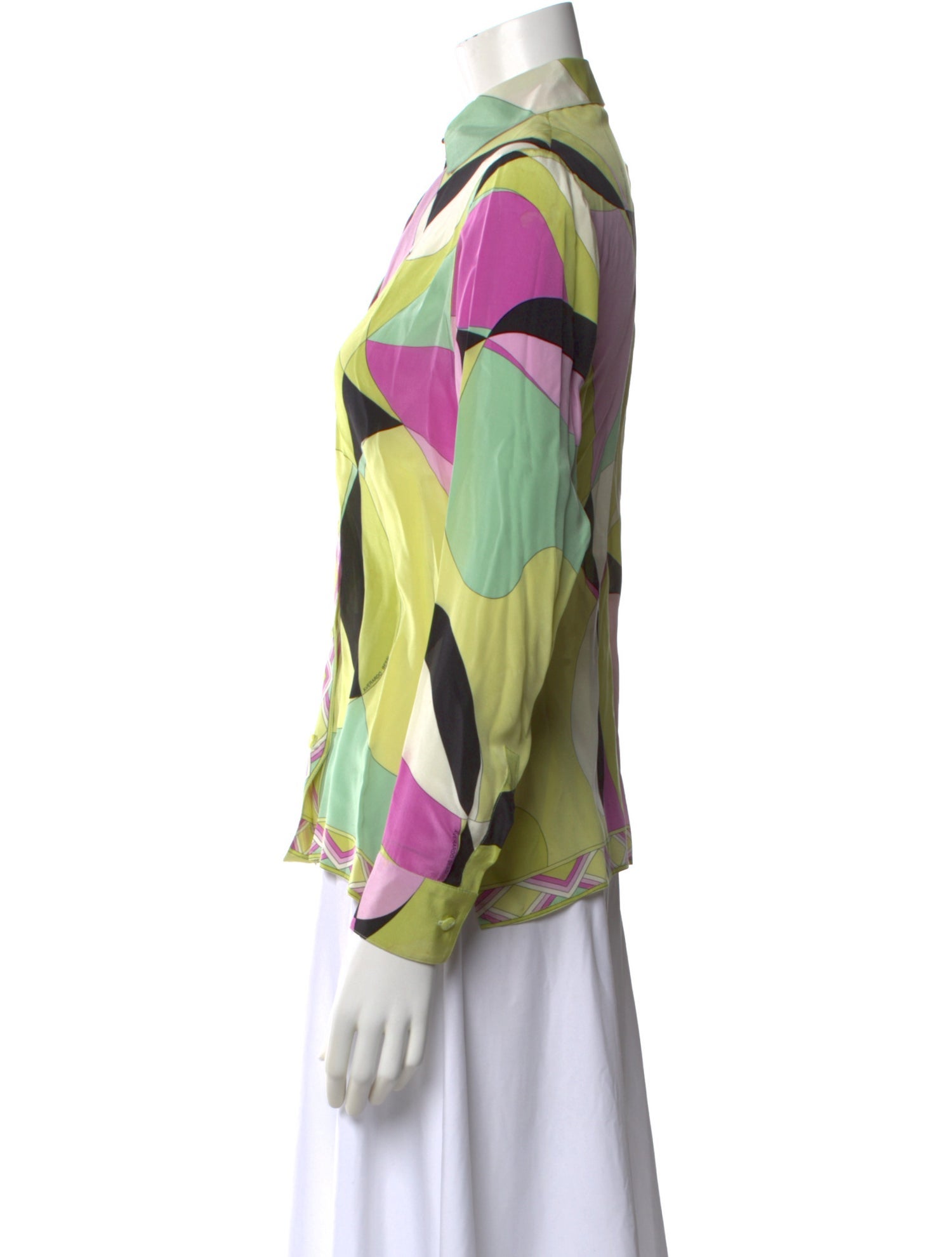 Averardo Bessi Silk Printed Blouse
