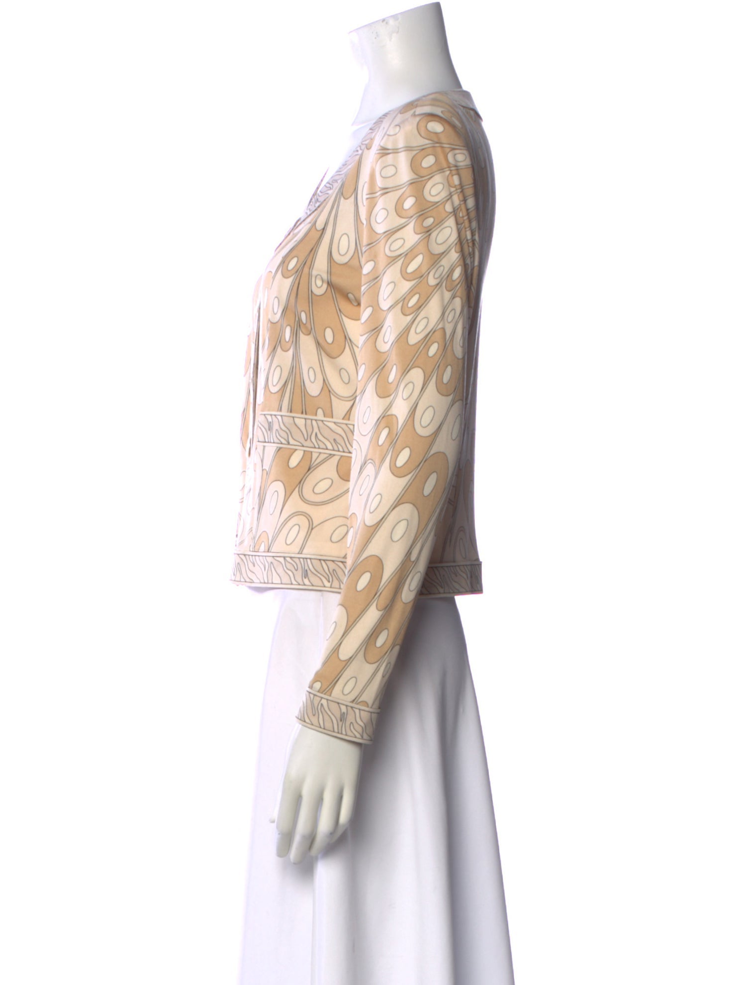 Averardo Bessi Silk Printed Button-Up Top