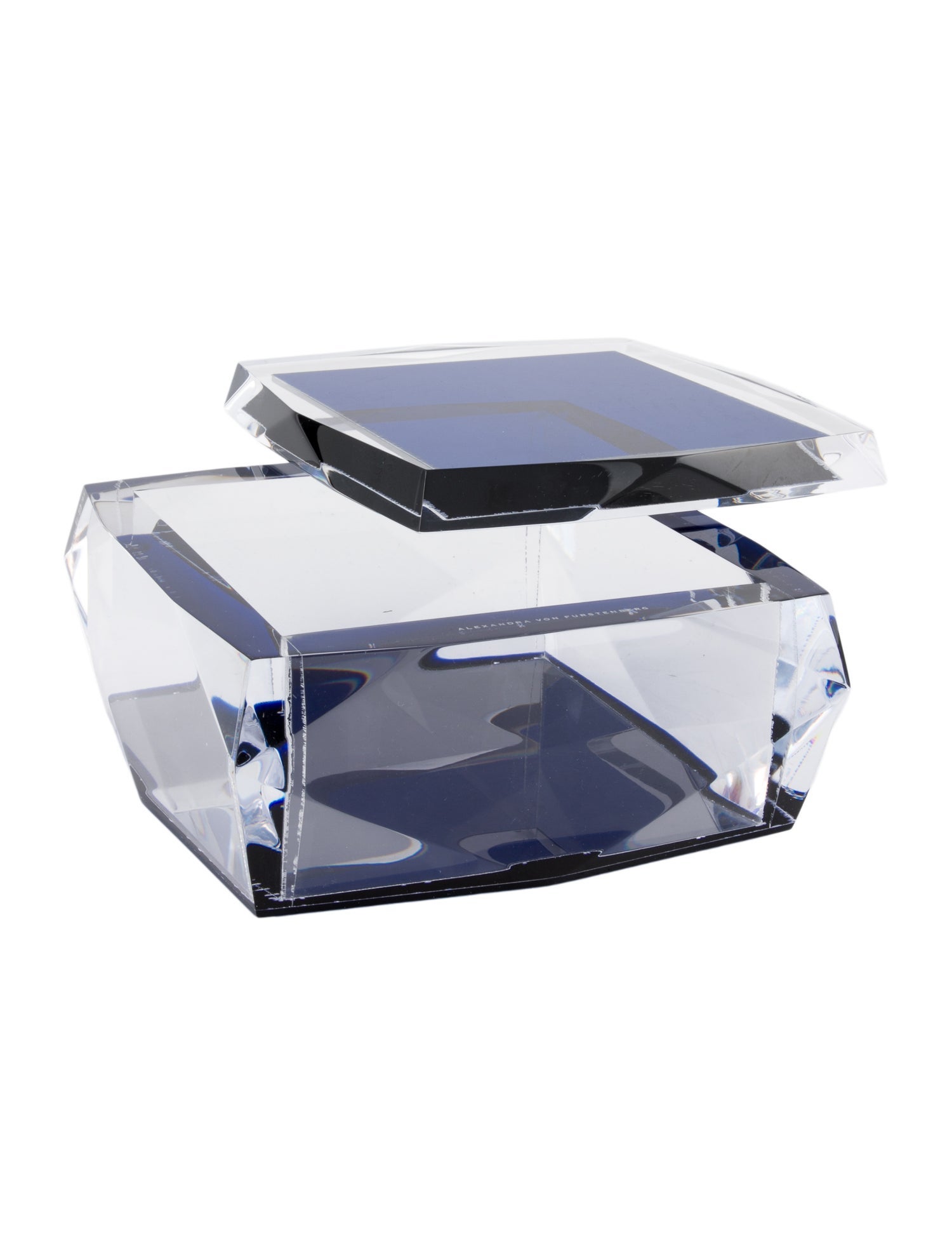 Alexandra von Furstenberg Acrylic Asscher Box
