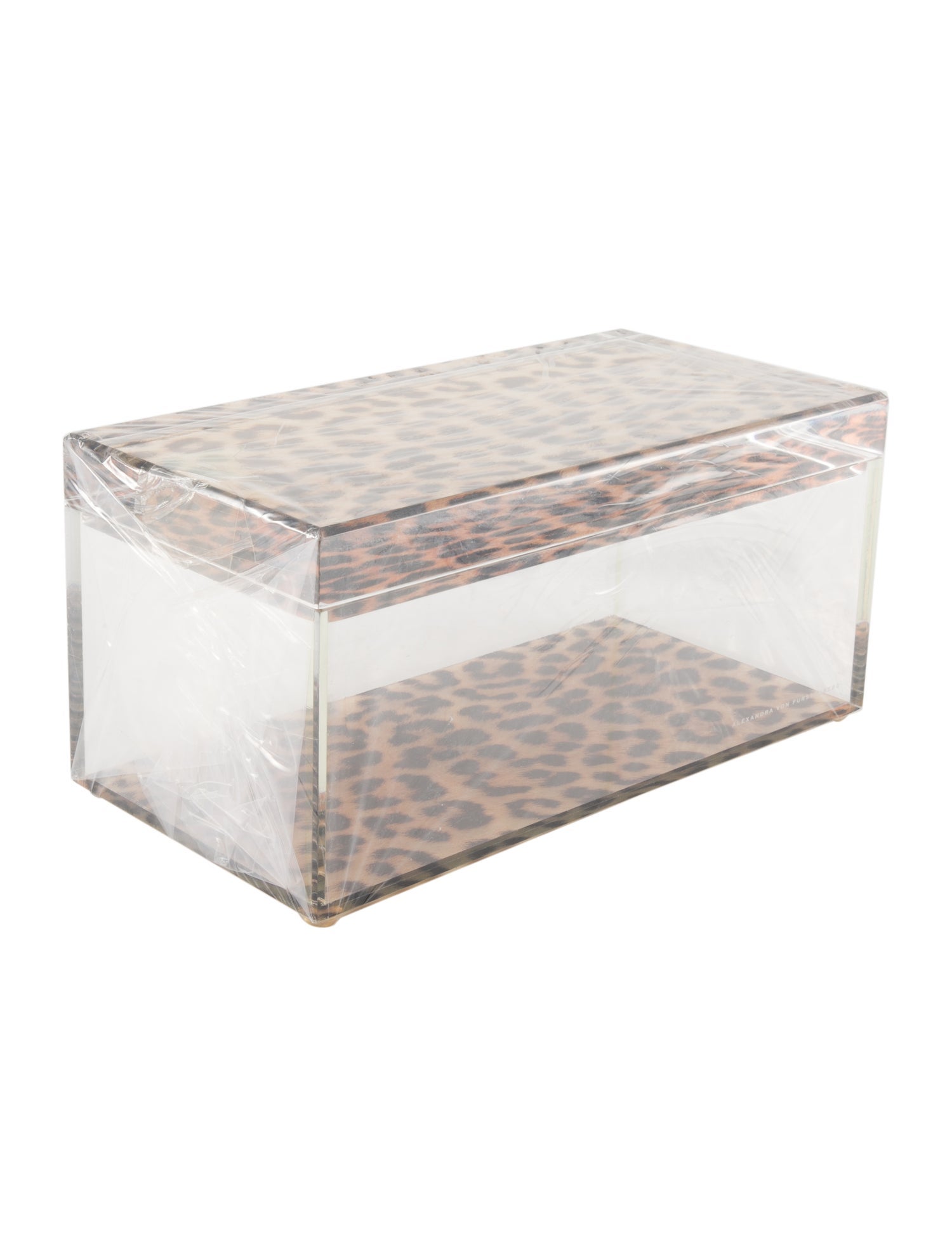 Supreme Acrylic Lucite Box - Red Decorative Accents, Decor
