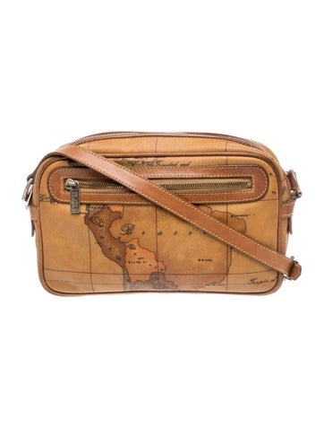 Pre-owned Alviero Martini 1a Classe Leather Crossbody Bag In Brown