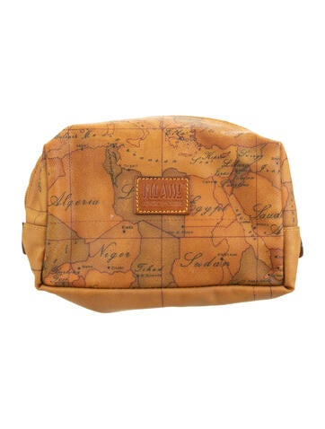 Pre-owned Alviero Martini 1a Classe Cosmetic Pouch In Brown