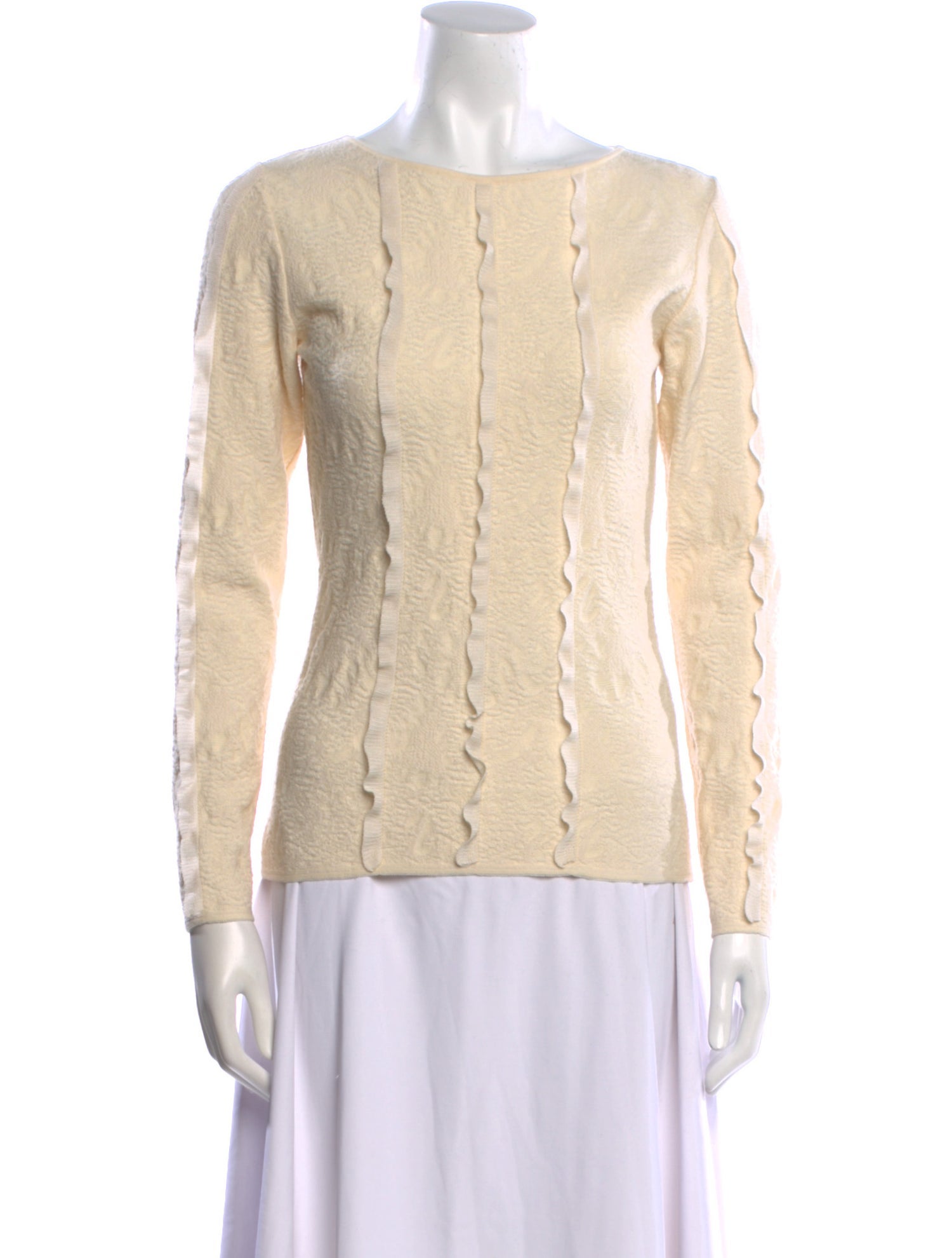 Antonino Valenti Bateau Neckline Long Sleeve Sweatshirt