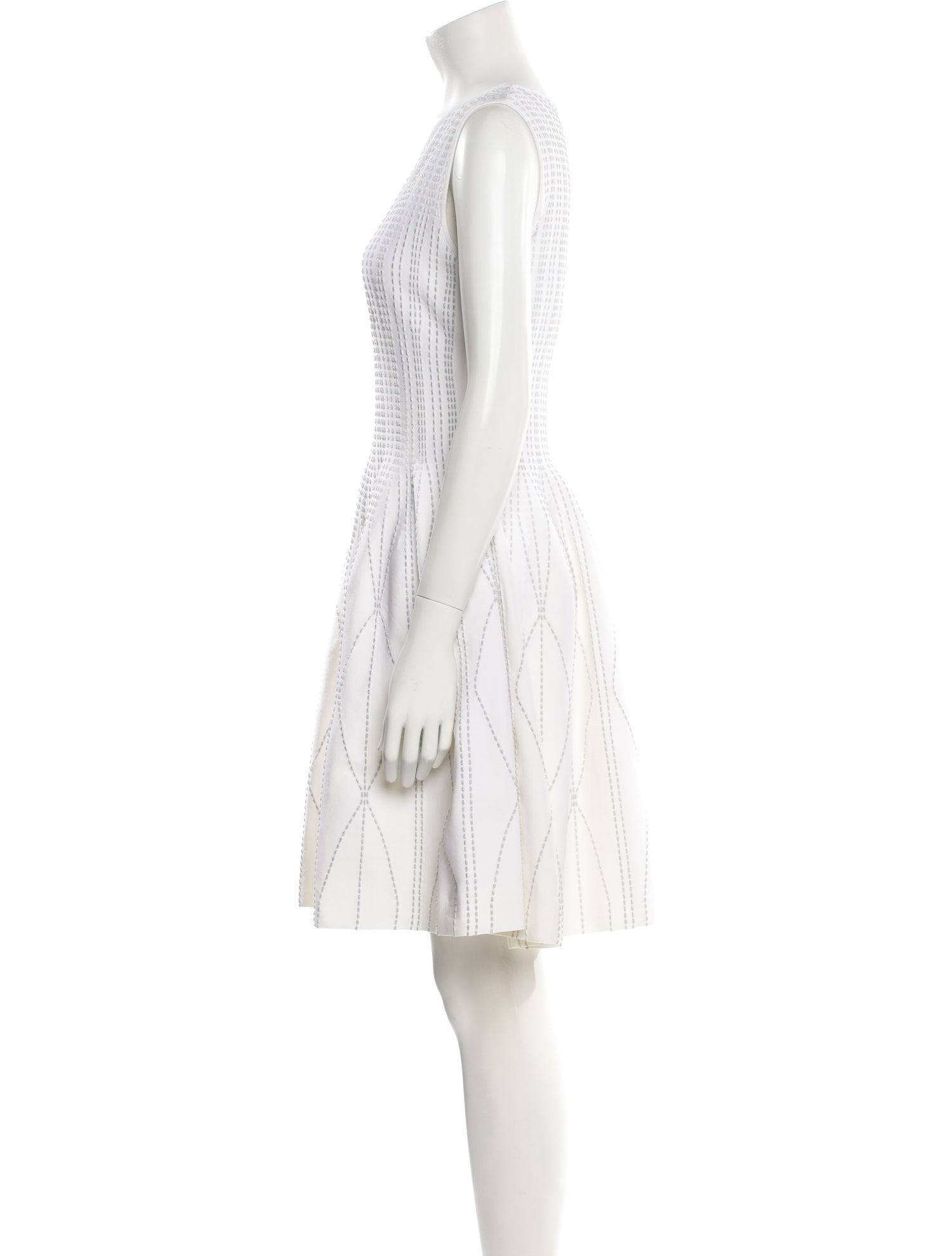 Antonino Valenti Scoop Neck Mini Dress