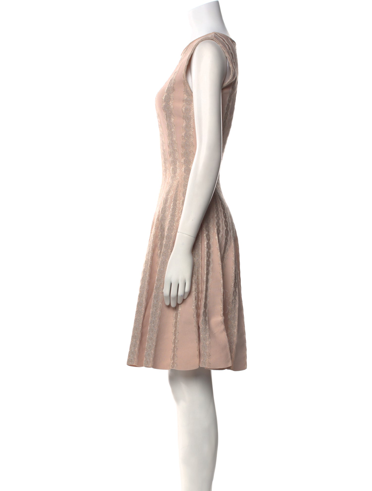 Antonino Valenti Bateau Neckline Mini Dress