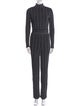 Antonino Valenti Striped Mock Neck Jumpsuit