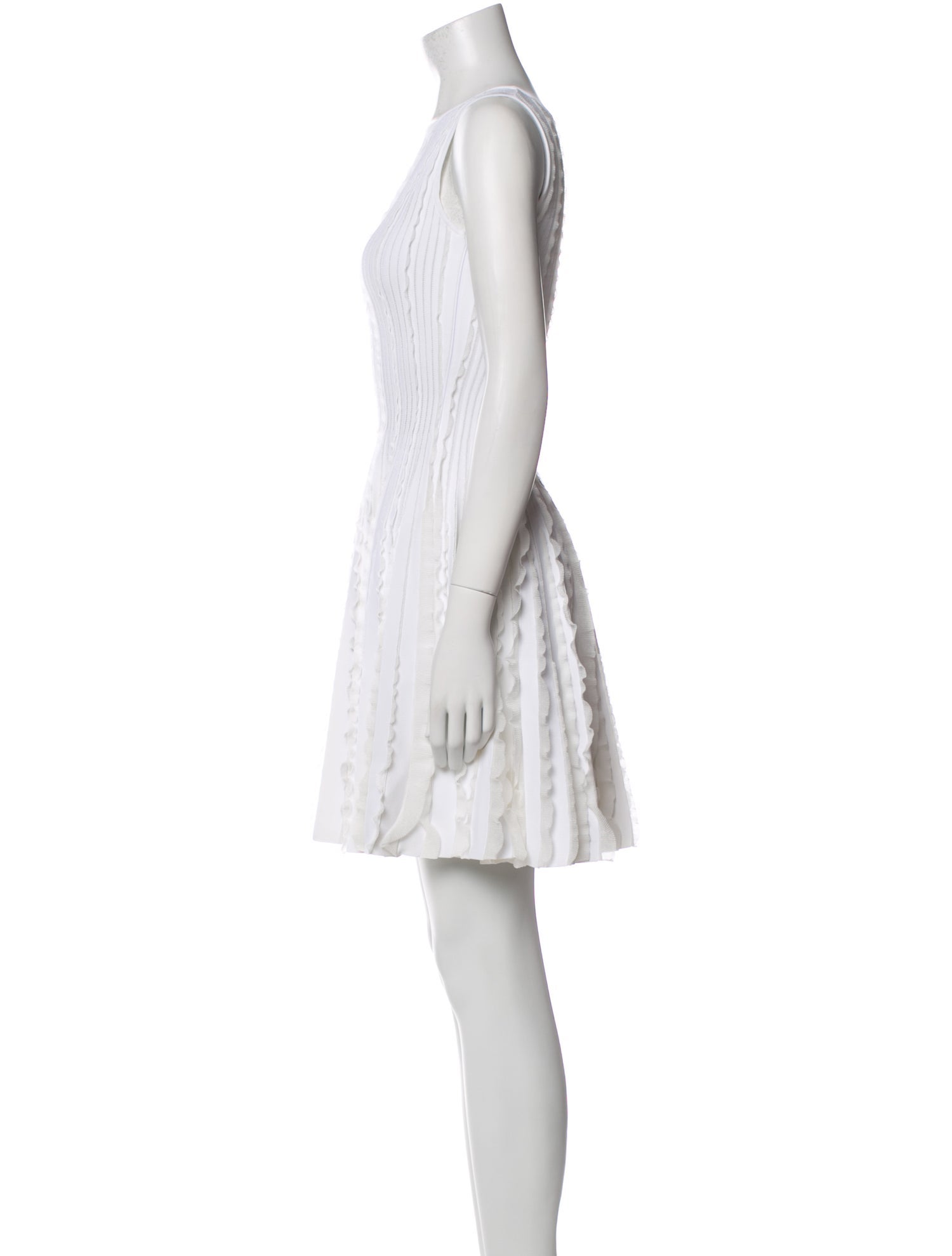 Antonino Valenti Scoop Neck Mini Dress