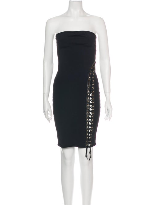 Alexandre Vauthier Strapless Mini Dress Black