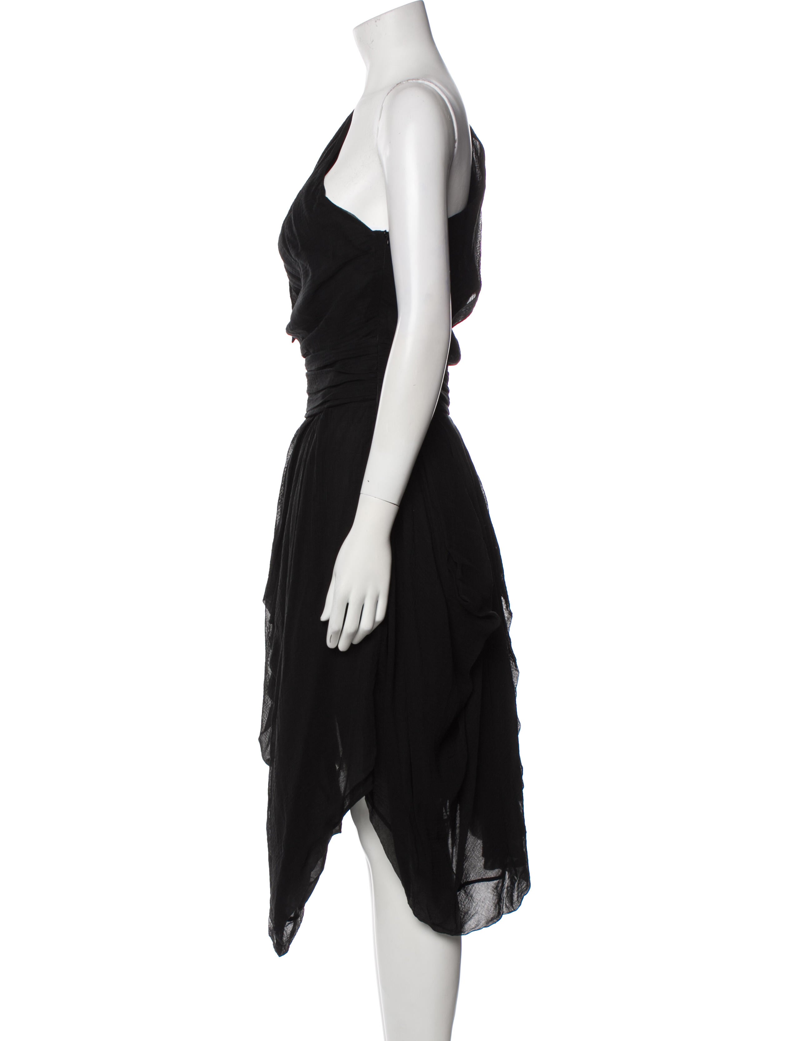Alexandre Vauthier One-Shoulder Midi Length Dress