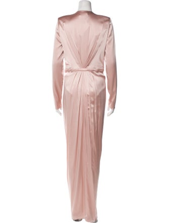 Alexandre Vauthier Silk Long Dress
