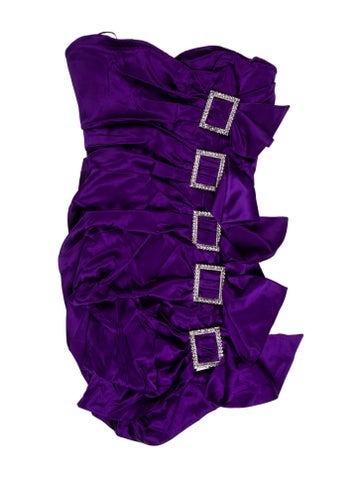 Alexandre Vauthier Dresses Silk Mini Dress Us4, Fr36 | S