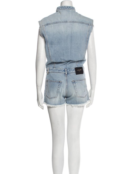 Alexandre Vauthier Printed Mock Neck Romper