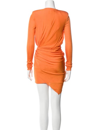 Alexandre Vauthier Plunge Neckline Mini Dress