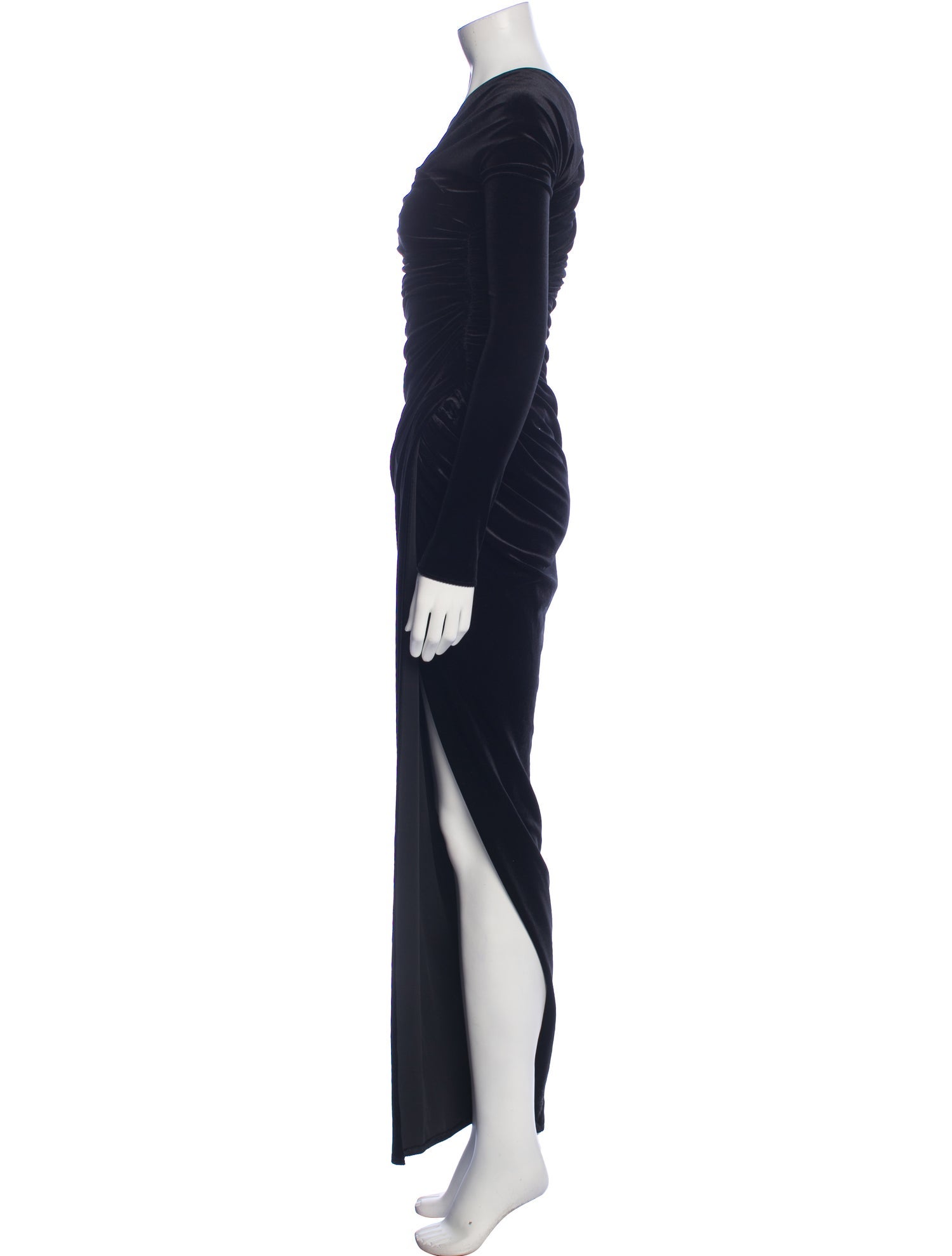 Alexandre Vauthier Cowl Neck Long Dress