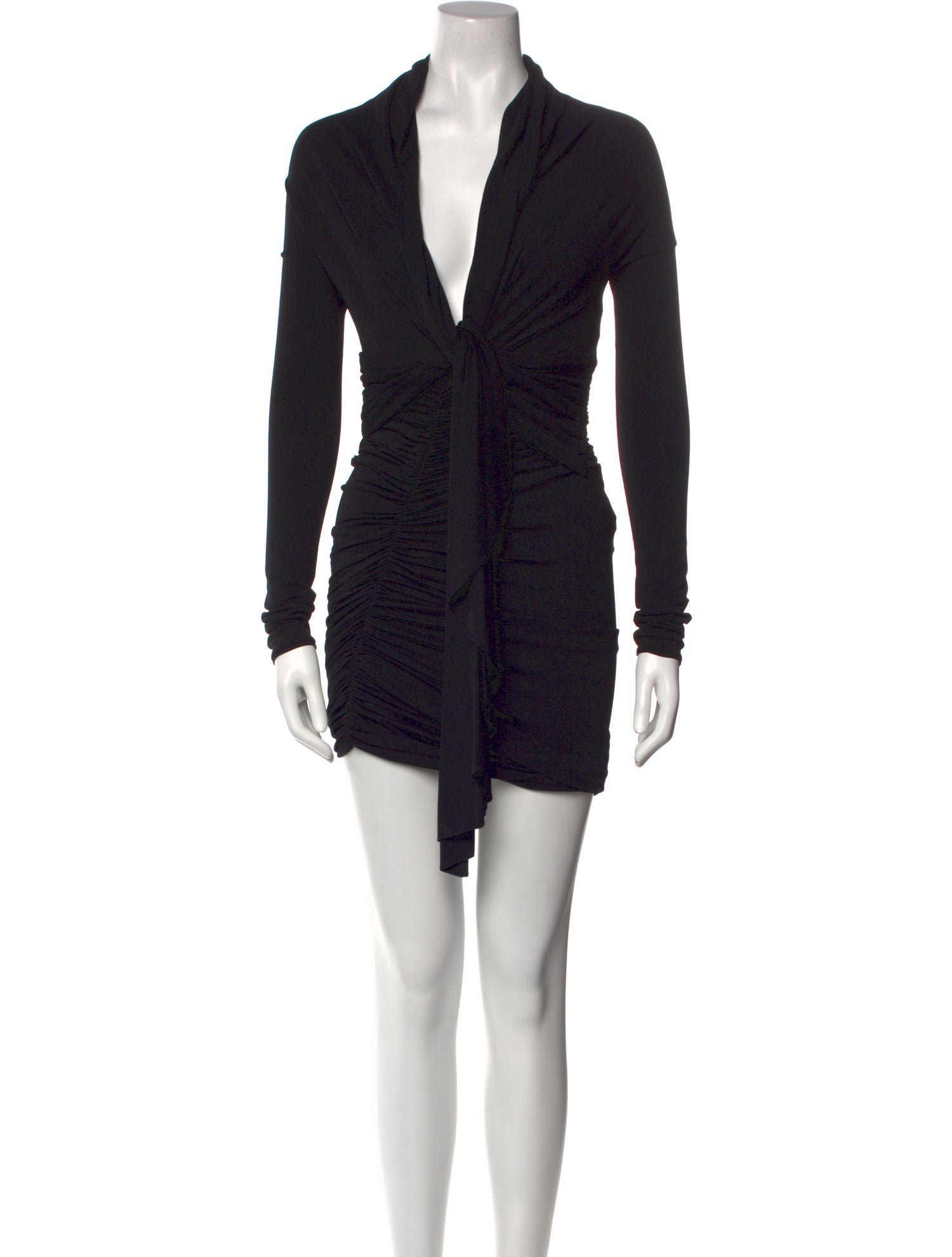 Alexandre Vauthier V-Neck Midi Length Dress