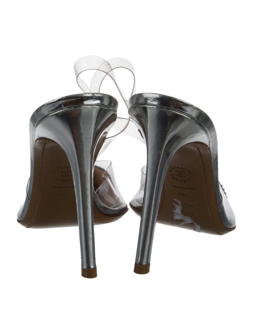 Alexandre Vauthier PVC Crystal Embellishments Slingback Pumps