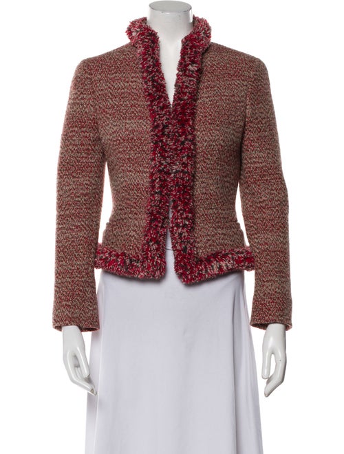 Alexandre Vauthier Virgin Wool Tweed Pattern Jacket