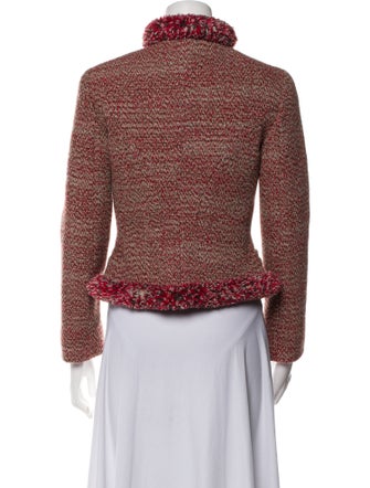 Alexandre Vauthier Virgin Wool Tweed Pattern Jacket