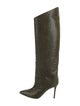 Alexandre Vauthier Embossed Leather Boots