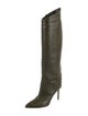 Alexandre Vauthier Embossed Leather Boots