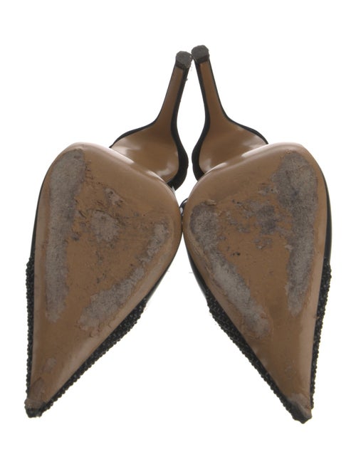 Alexandre Vauthier Crystal Embellishments Slingback Pumps