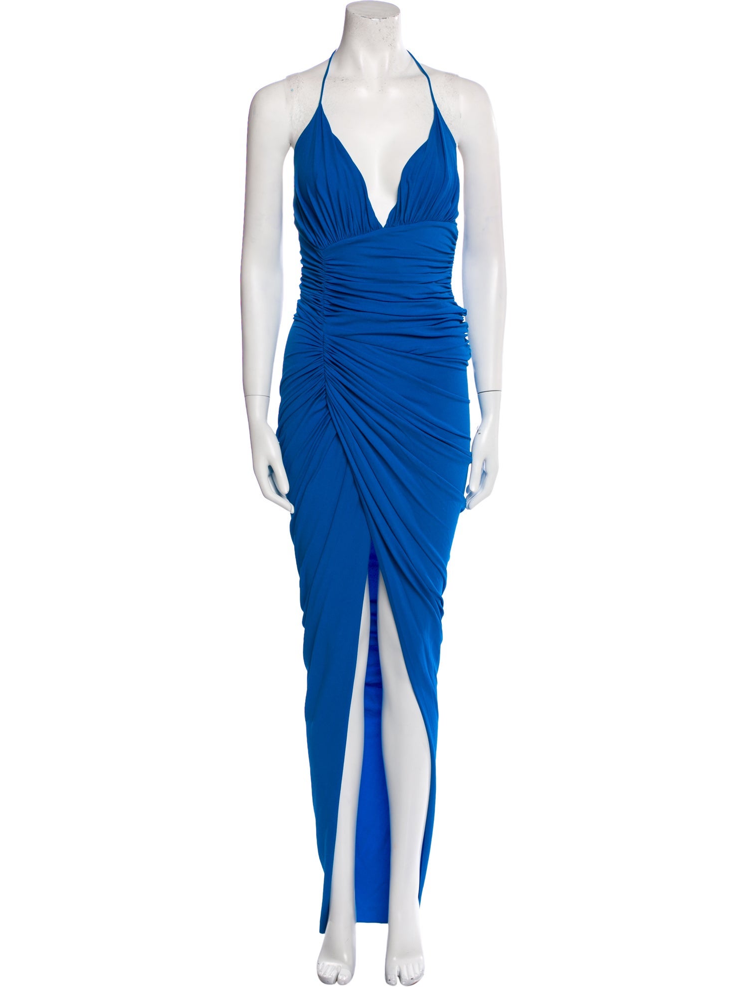 Alexandre Vauthier Halterneck Long Dress