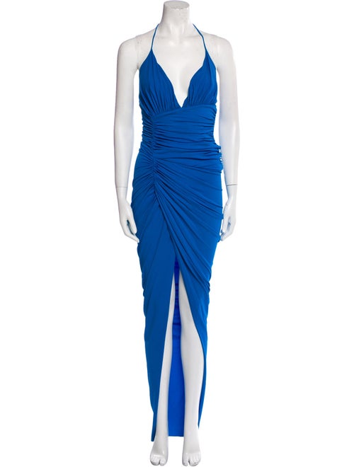 Alexandre Vauthier Halterneck Long Dress
