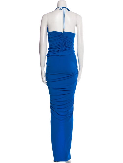 Alexandre Vauthier Halterneck Long Dress